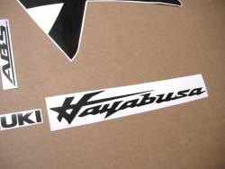 Black kanji emblems for Suzuki hayabusa 2021-onwards