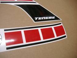 Yamaha XTZ 660 Tenere 2008 genuine style decals