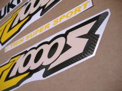 Suzuki TL 1000S 1999 replacement sticker set