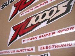 Suzuki TL 1000 S 1998 reproduction decal set