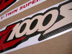 Suzuki TL 1000 S 1998 restoration stickers