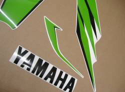 Lime green graphics for Yamaha r6 2007 2co