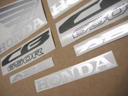 Honda CB 650 R 2020 complete logo emblems kit