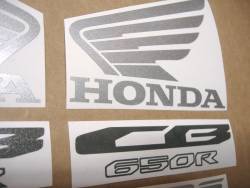 Honda CB 650 R 2020 red version stickers set