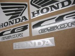 Honda CB 650 R 2024 complete replica decals set