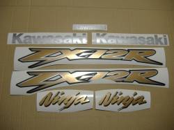 Kawasaki ZX 12R 2005 Ninja black stickers