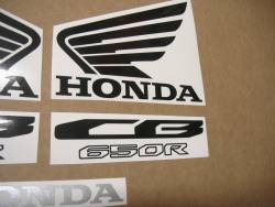 Emblems for Honda CB650r 2023-2024 gray model