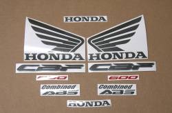 Honda CBF 600 SA 2008 restoration emblems set