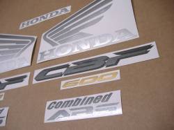 Honda CBF 600 SA 2008 complete logo sticker set