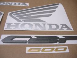 Honda CBF 600 SA 2008 complete logo emblems set