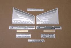 Honda CBF 600 SA 2008 complete logo decal set