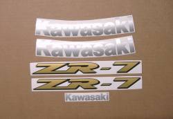 Kawasaki ZR-7 2002 replacement logo emblems