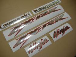 Kawasaki ZX-12R 2003 Ninja black logo graphics