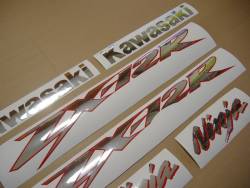 Kawasaki ZX-12R 2003 Ninja black decals kit