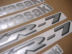 Kawasaki ZR-7 2003 restoration logo decals set