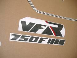 Honda VFR 750f 1987 rc24 restoration graphics