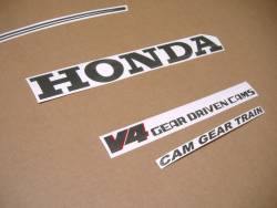 Honda VFR 750f 1987 rc24 restoration decal set