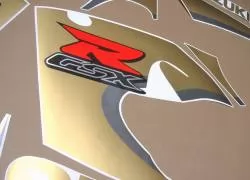 Matte gold stickers for Suzuki GSXR 600 SRAD 1996+