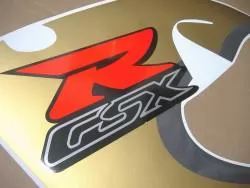Suzuki GSXR 600 SRAD 1996-2000 matte gold stickers