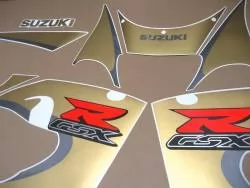 Suzuki GSXR 600 SRAD 1996-2000 matte gold graphics