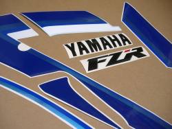 Yamaha FZR 1000 3le 1991 Exup restoration graphics