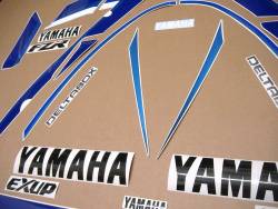 Yamaha FZR 1000 3le 1991 Exup replacement decal set