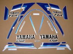 Yamaha FZR 1000 3le 1991 restoration stickers set