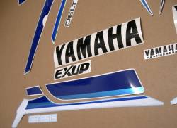 Yamaha FZR 1000 3le 1991 Exup replacement sticker set