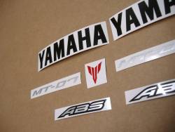 Yamaha MT07 (700) 2014 replacement emblems kit