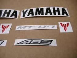 Yamaha MT07 (700) 2014 replacement sticker kit