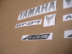 Yamaha MT 700 (mt07) 2015 restoration decals set