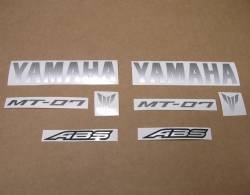 Yamaha MT 700 (mt07) 2015 restoration sticker set