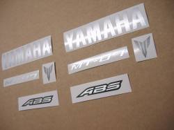 Yamaha MT-07 (mt07) 2016 pattern logo graphics set