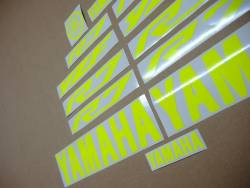 Yamaha R7 750 custom signal yellow decal set