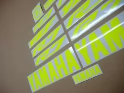 Yamaha R7 750 custom signal yellow decal set