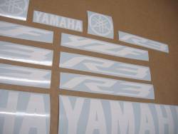 Yamaha R3 320 custom white logo stickers set 