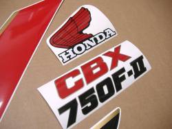 Honda CBX 750 F2 1986 genuine pattern decals