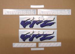 Kawasaki GPZ zx1100e 1995 complete pattern decal set