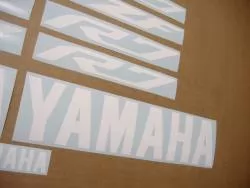 Yamaha YZF R7 custom white decals logo set