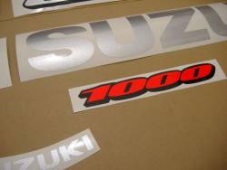 Suzuki GSXR 1000 K8 blue stickers