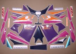 Yamaha YZF 600R 1995 reproduction sticker set