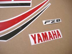 Yamaha FZ8 50th anniversary replacement decal set