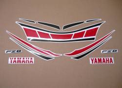 Yamaha FZ8 50th anniversary WGP complete decal set