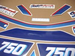 Yamaha XTZ 750 Super Tenere 1989 OEM pattern stickers