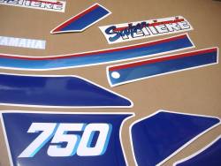 Yamaha XTZ 750 Super Tenere 1989 restoration stickers