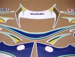 Suzuki gsxr 600 corona edition decals set