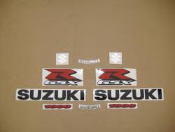 Suzuki GSXR 1000 2008 black decals