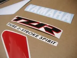Yamaha TZR 250 3xv 1995 restoration stickers kit