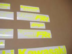 Kawasaki ZX10RR 2021-2025 double R neon yellow decals