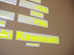 Kawasaki ZX10RR 2021-2025 double R neon yellow stickers